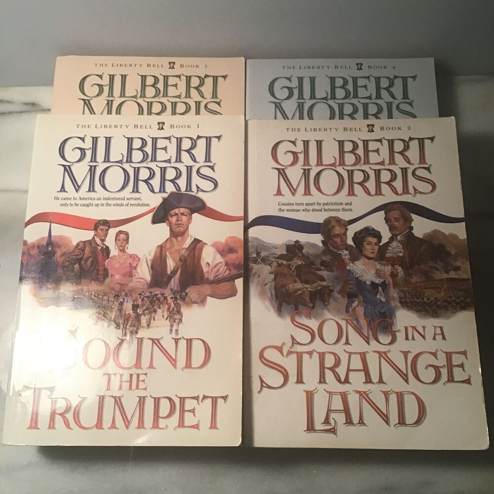Gilbert Morris Liberty Bell Series Lot Books 1-4 Historical Christian Fiction